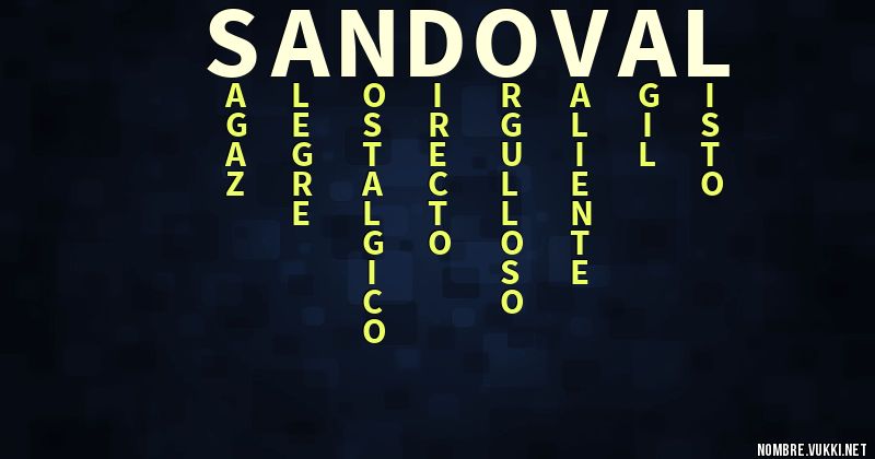 Qu Significa Sandoval