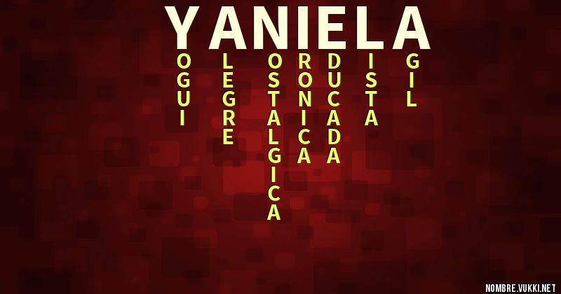 Qu Significa Yaniela