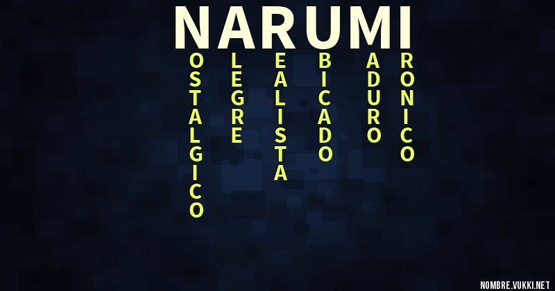 Qu Significa Narumi