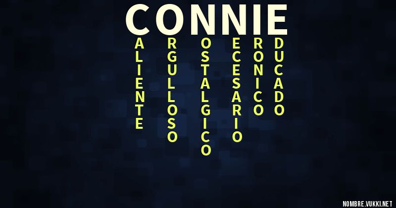 Qu Significa Connie