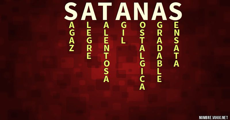 Qué significa satanas