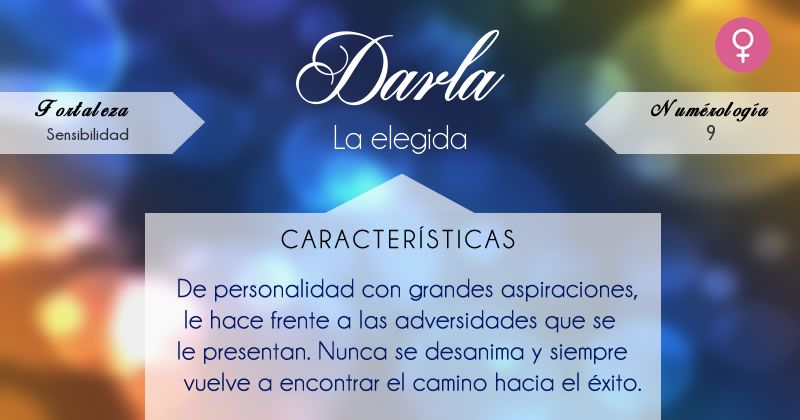 Caracteristicas De Las Personas Segun Su Nombre Caracteristicas Del Nombre Darla