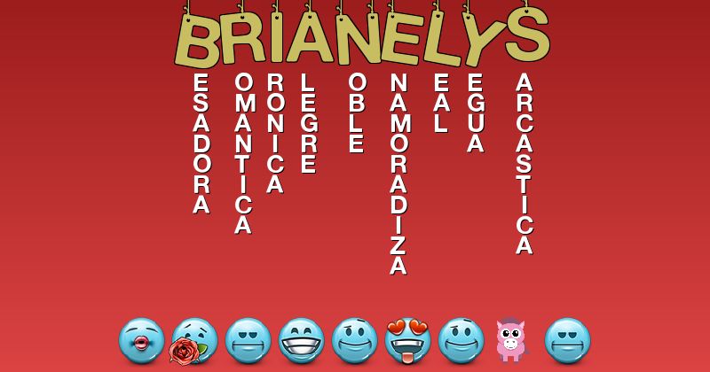 Emoticones para brianelys - Emoticones para tu nombre