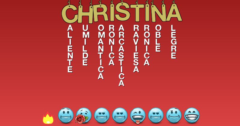 Emoticones para christina - Emoticones para tu nombre