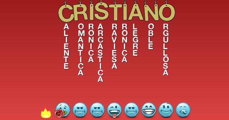 Emoticones para cristiano - Emoticones para tu nombre