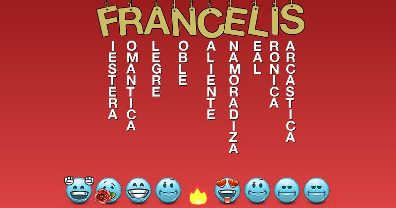 Emoticones para francelis - Emoticones para tu nombre