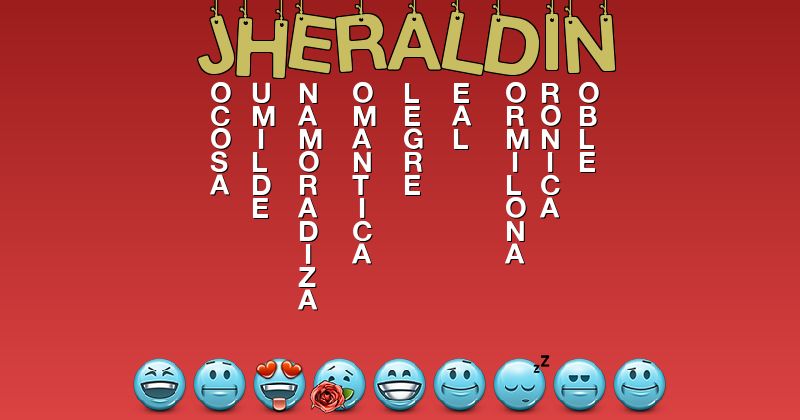 Emoticones para jheraldin - Emoticones para tu nombre