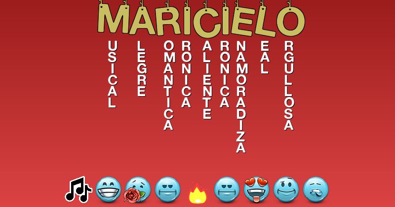 Emoticones para maricielo - Emoticones para tu nombre