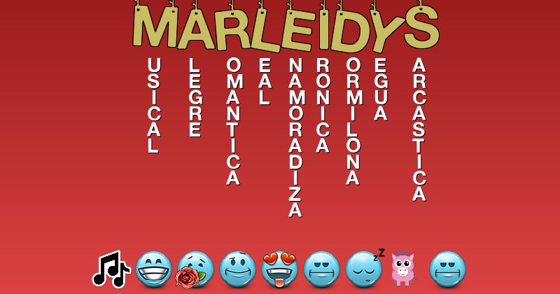 Emoticones para marleidys - Emoticones para tu nombre