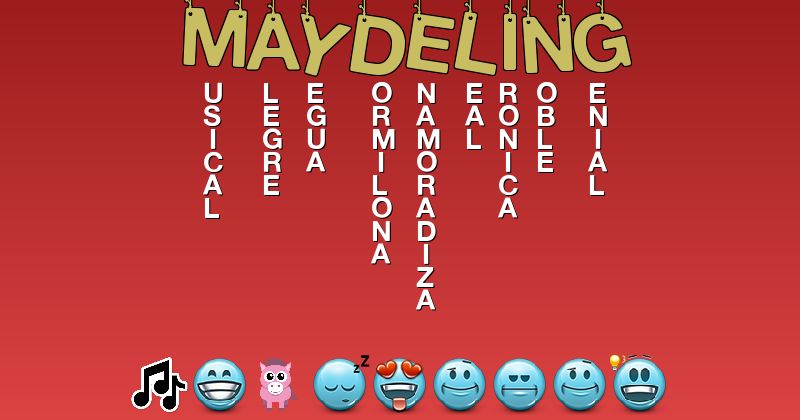 Emoticones para maydeling - Emoticones para tu nombre