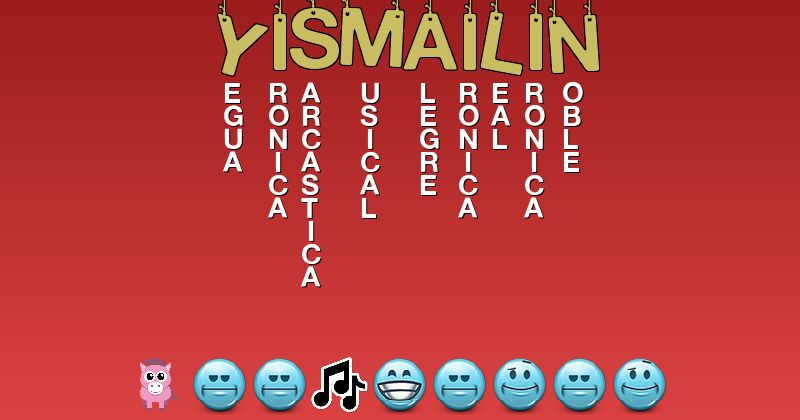 Emoticones para yismailin - Emoticones para tu nombre