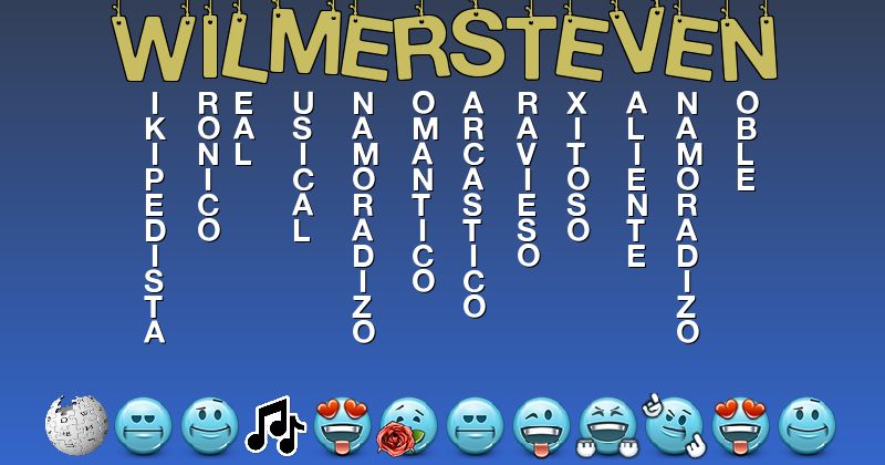 Emoticones para wilmersteven - Emoticones para tu nombre