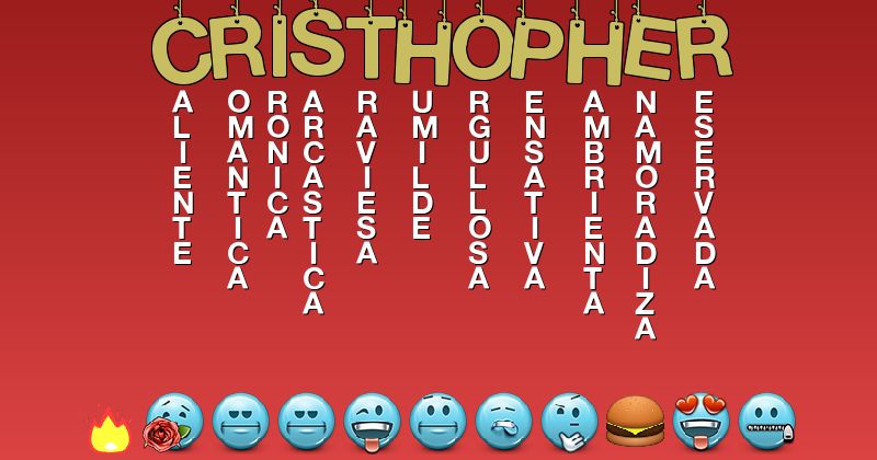 Emoticones para cristhopher - Emoticones para tu nombre