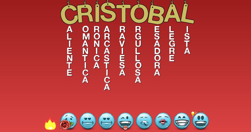 Emoticones para cristóbal - Emoticones para tu nombre
