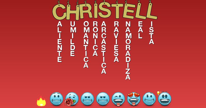 Emoticones para christell - Emoticones para tu nombre