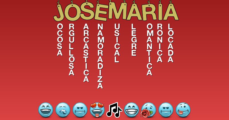 Emoticones para josemaria - Emoticones para tu nombre