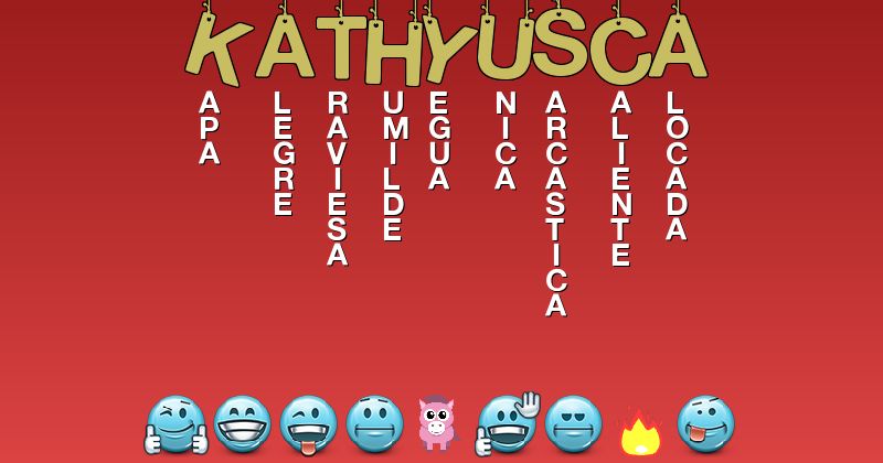 Emoticones para kathyusca - Emoticones para tu nombre