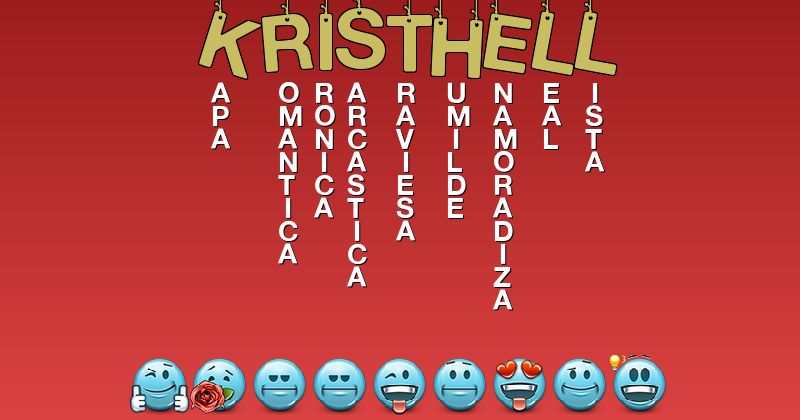 Emoticones para kristhell - Emoticones para tu nombre