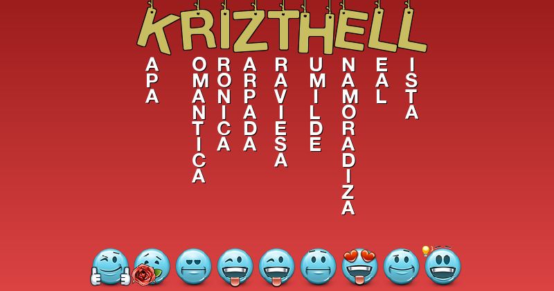 Emoticones para krizthell - Emoticones para tu nombre
