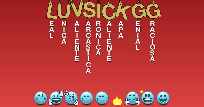 Emoticones para luvsickgg - Emoticones para tu nombre