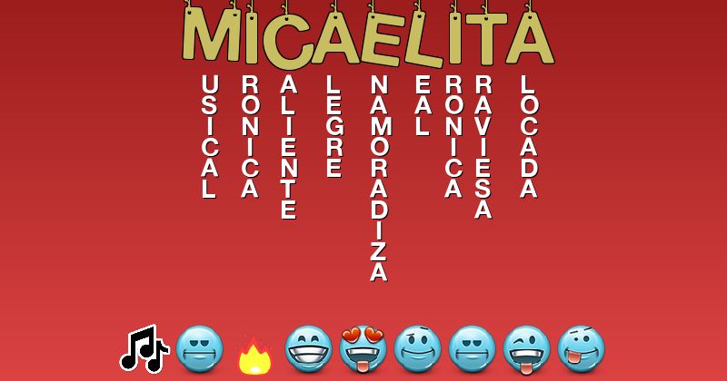 Emoticones para micaelita - Emoticones para tu nombre