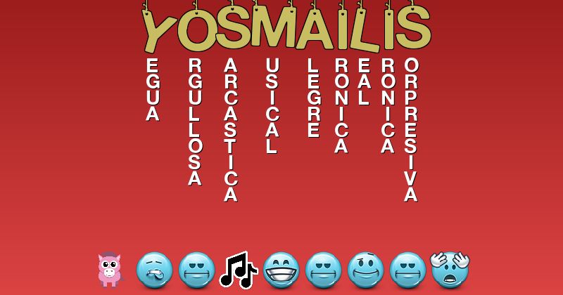 Emoticones para yosmailis - Emoticones para tu nombre