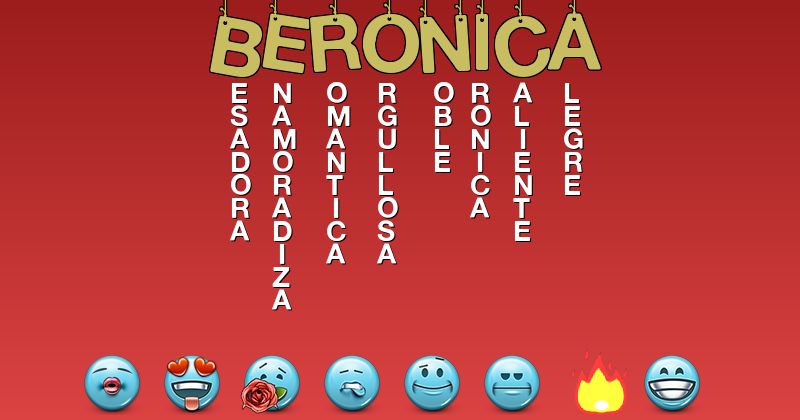 Emoticones para beronica - Emoticones para tu nombre