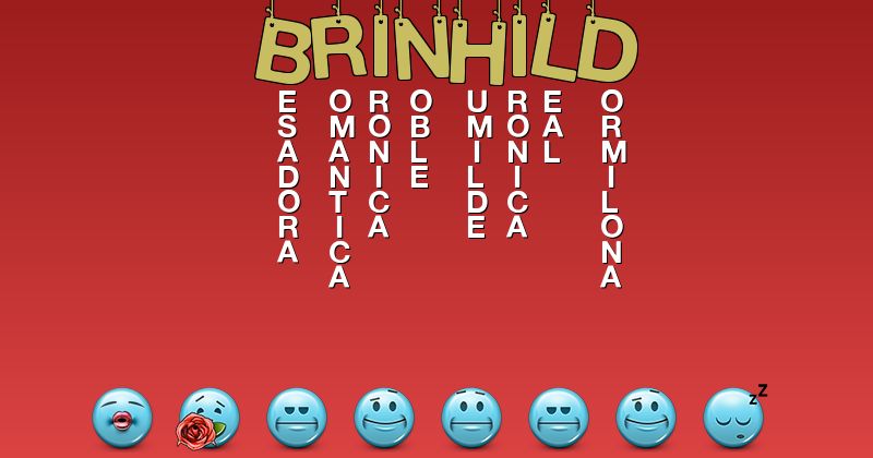 Emoticones para brinhild - Emoticones para tu nombre