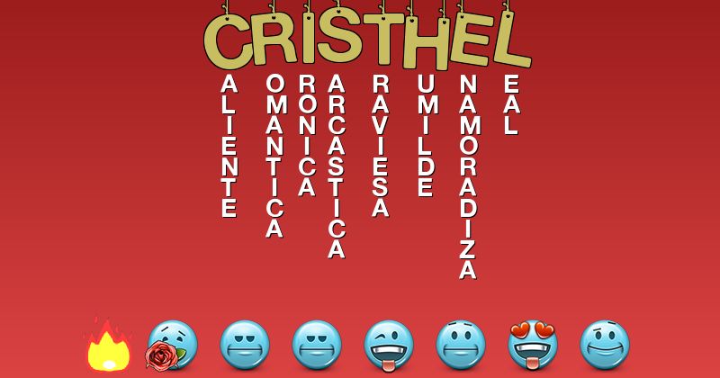 Emoticones para cristhel - Emoticones para tu nombre