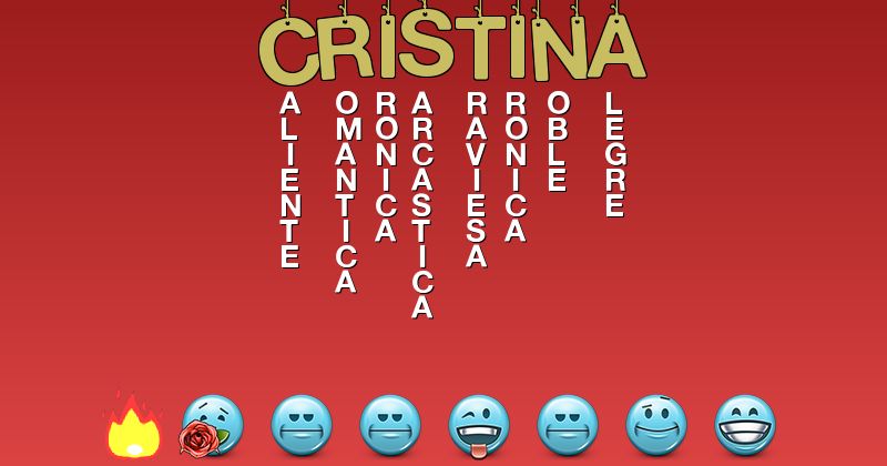 Emoticones para cristina - Emoticones para tu nombre