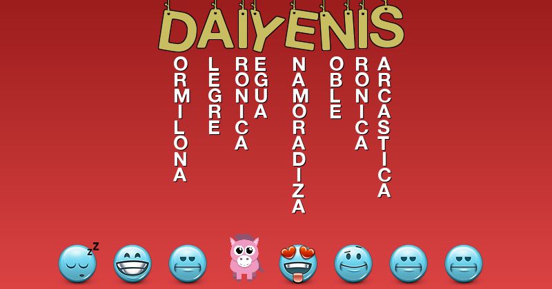 Emoticones para daiyenis - Emoticones para tu nombre