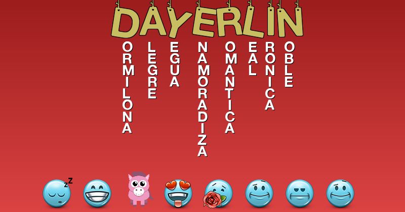 Emoticones para dayerlin - Emoticones para tu nombre