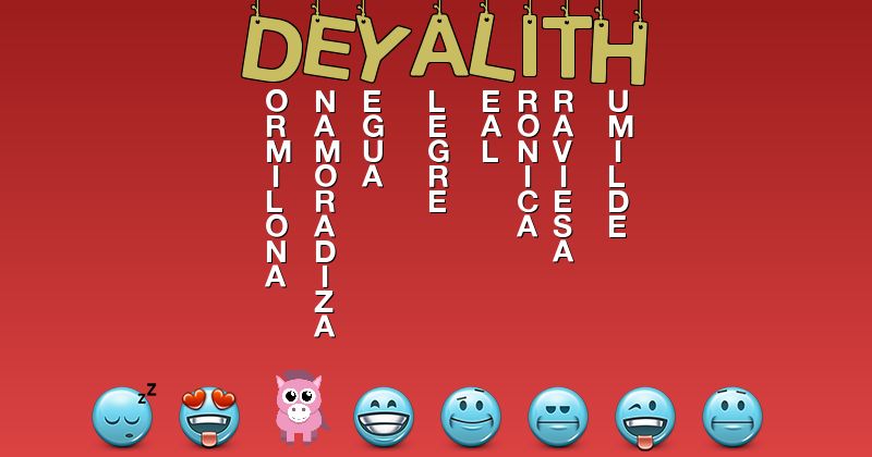 Emoticones para deyalith - Emoticones para tu nombre