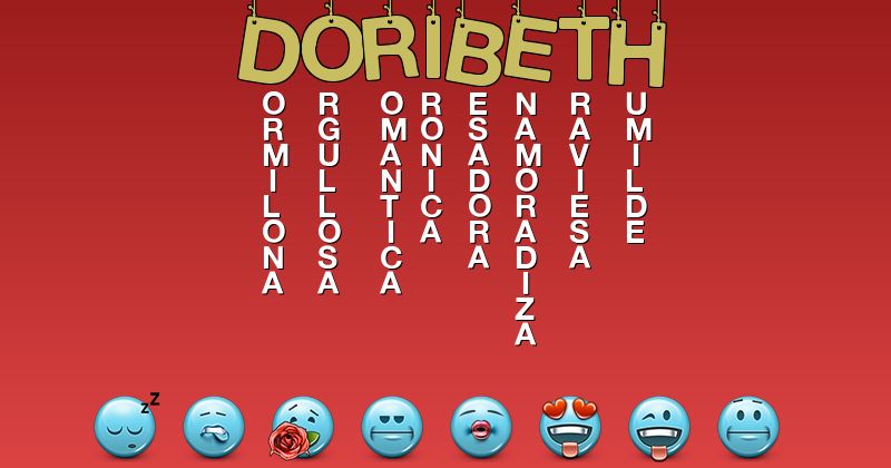 Emoticones para doribeth - Emoticones para tu nombre