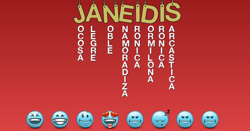 Emoticones para janeidis - Emoticones para tu nombre