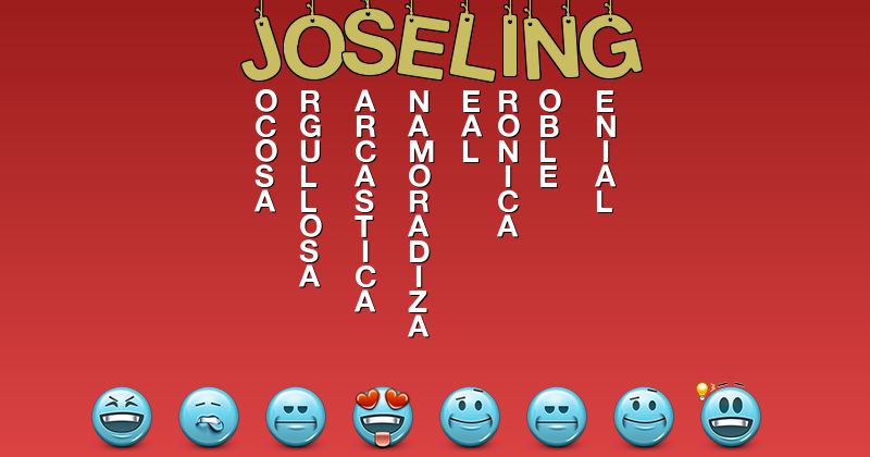 Emoticones para joseling - Emoticones para tu nombre