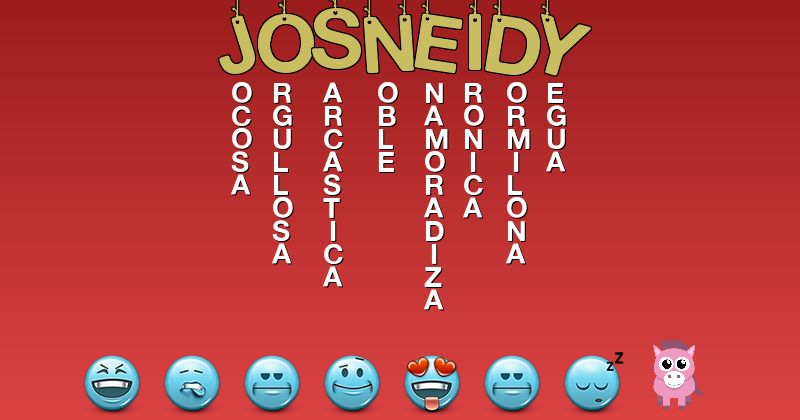 Emoticones para josneidy - Emoticones para tu nombre