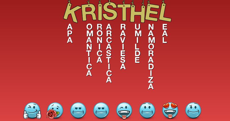 Emoticones para kristhel - Emoticones para tu nombre