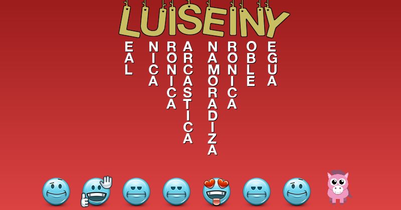 Emoticones para luiseiny - Emoticones para tu nombre