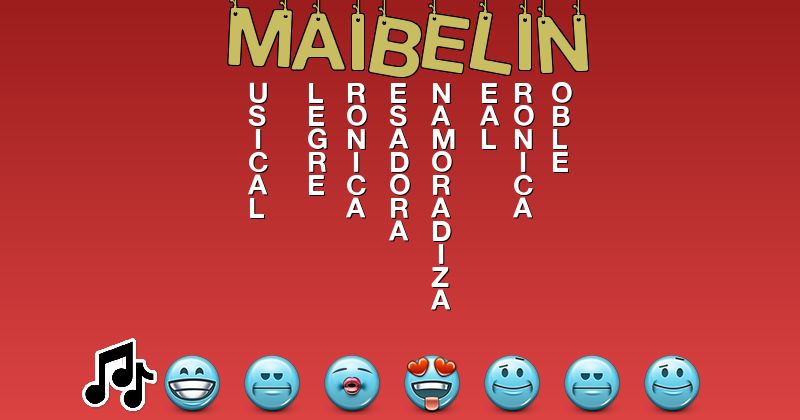Emoticones para maibelin - Emoticones para tu nombre