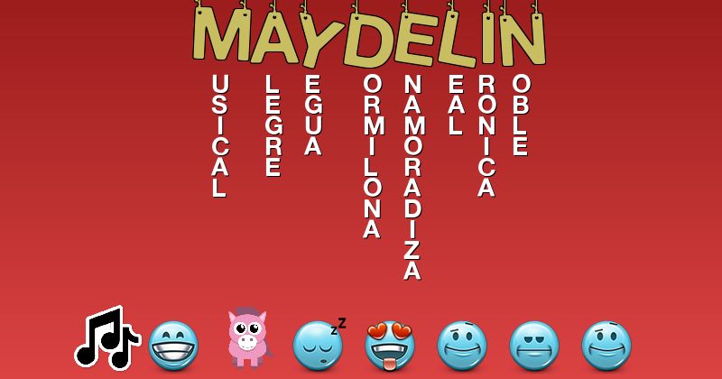 Emoticones para maydelin - Emoticones para tu nombre