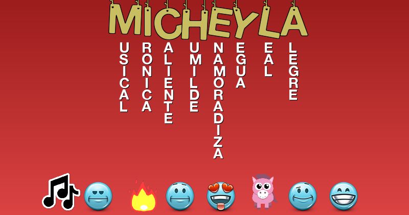 Emoticones para micheyla - Emoticones para tu nombre