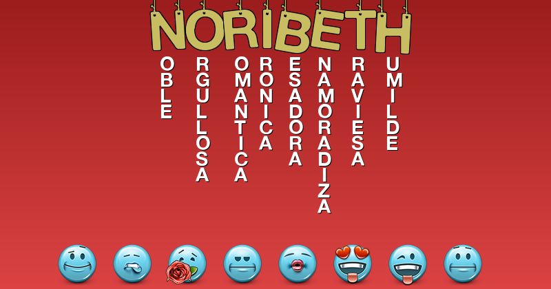 Emoticones para noribeth - Emoticones para tu nombre