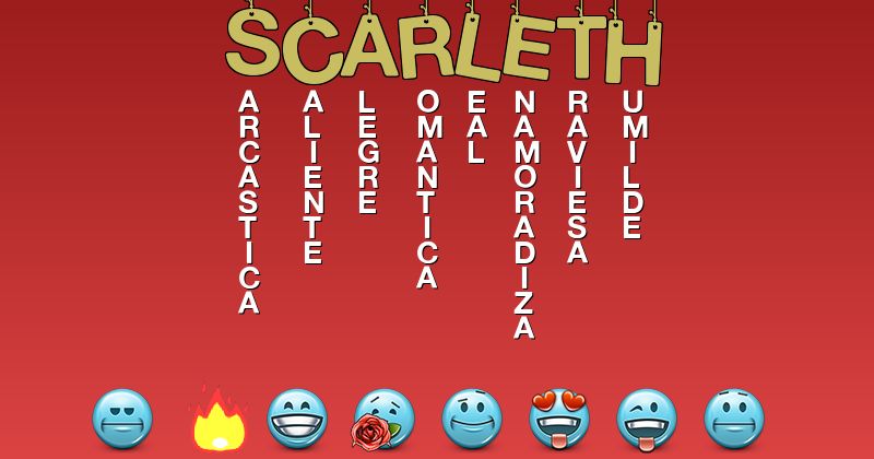 Emoticones para scarleth - Emoticones para tu nombre