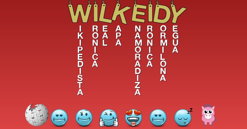 Emoticones para wilkeidy - Emoticones para tu nombre