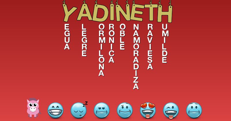 Emoticones para yadineth - Emoticones para tu nombre