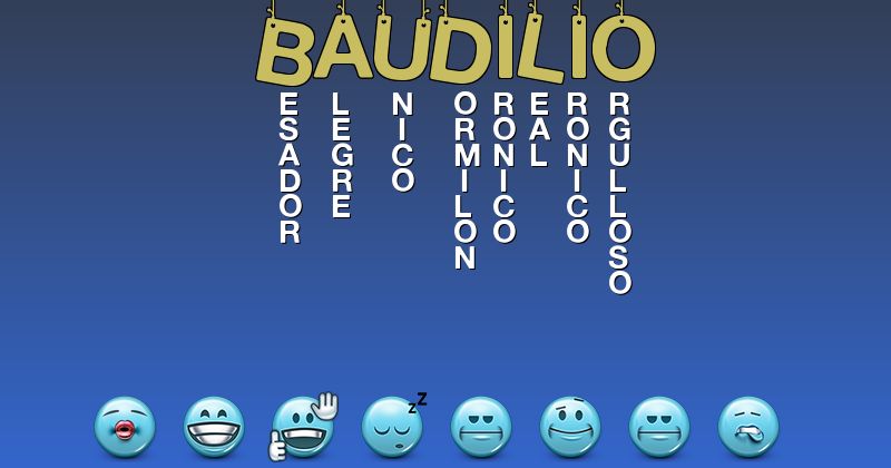 Emoticones para baudilio - Emoticones para tu nombre