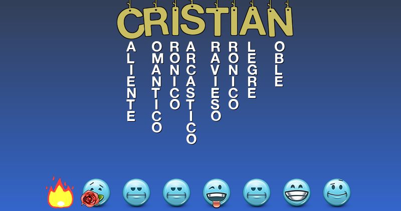 Emoticones para cristian - Emoticones para tu nombre