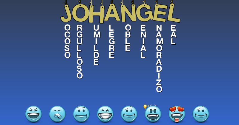 Emoticones para johangel - Emoticones para tu nombre