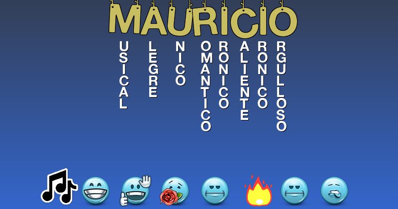 Emoticones para mauricio - Emoticones para tu nombre